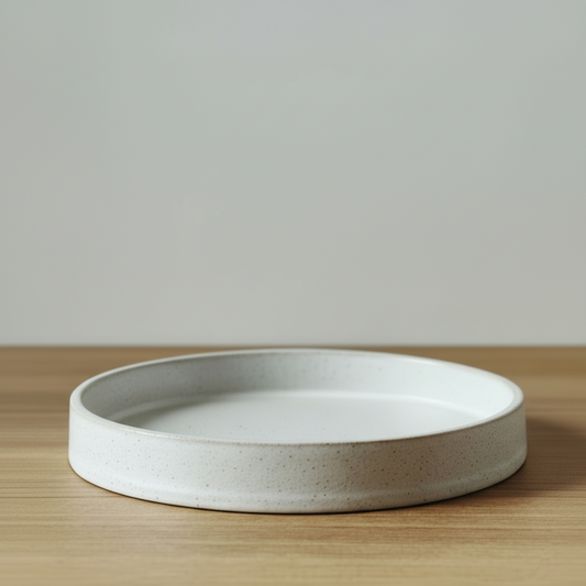 Round ceramic bowl