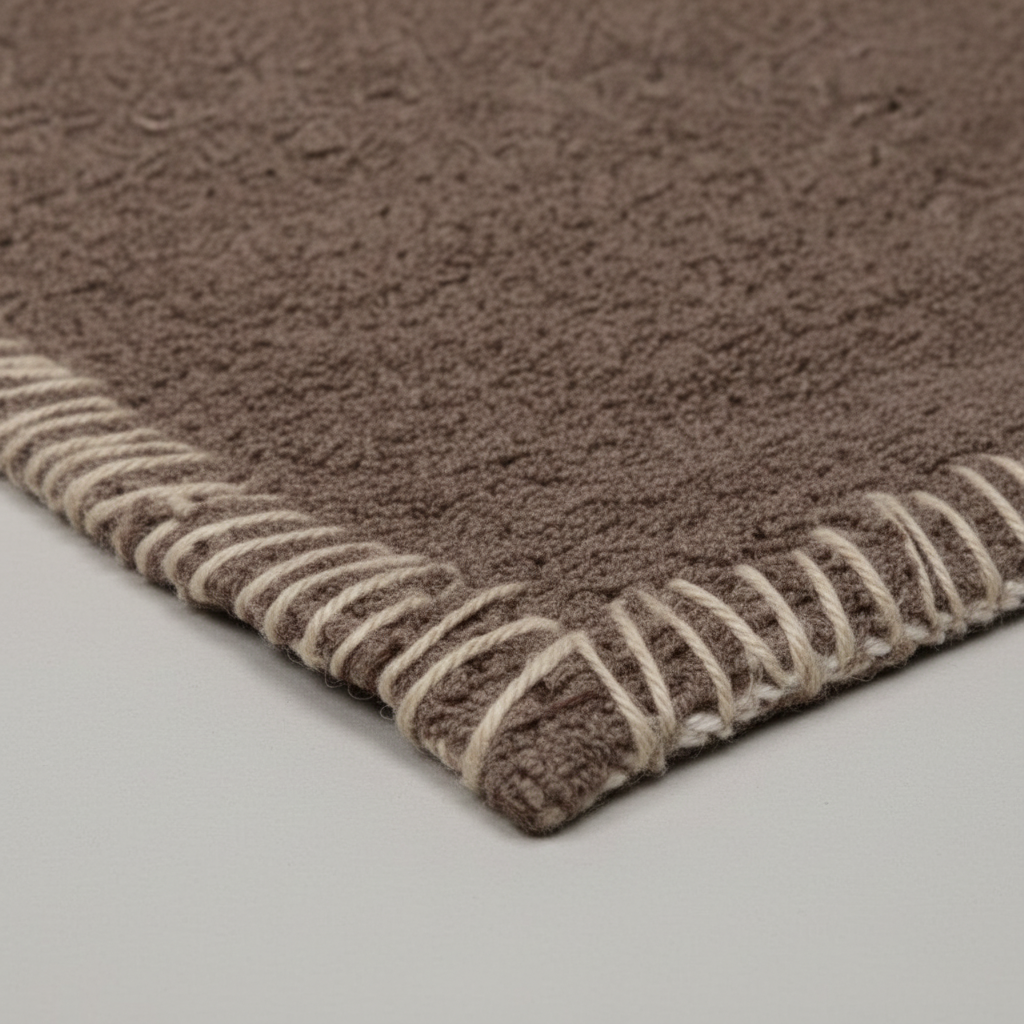 Brown bath mat 