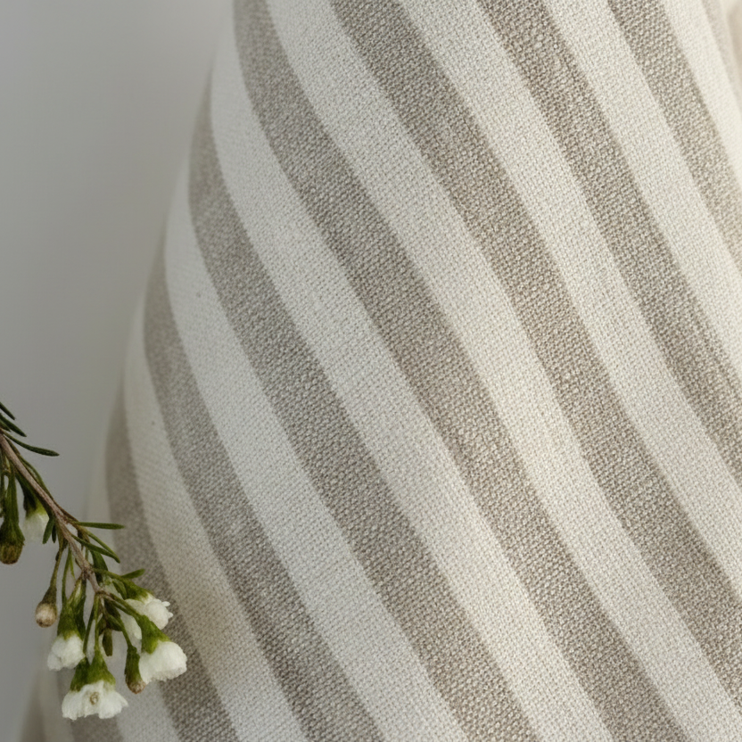 Striped tea towel 