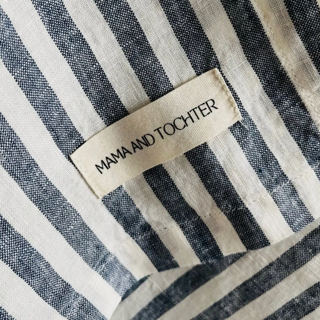 Striped tea towel