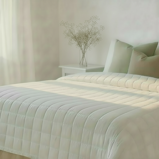 White coverlet