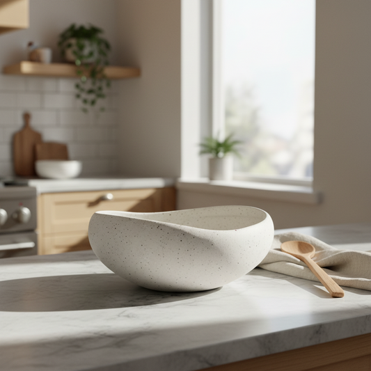 Matias Bowl Sandy White